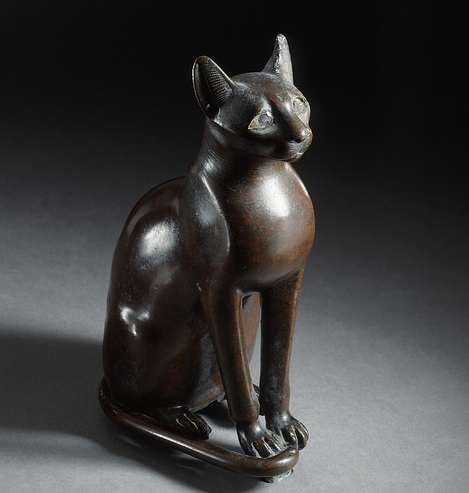 Figurine of the Egyptian goddess Bastet as a cat