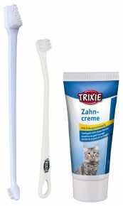 Набор Trixie Dental Hygiene Set для ухода за зубами кошек