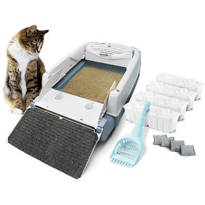 Мега автоматический ящик Cat Litter Box и Self-Cleaning Litter Box